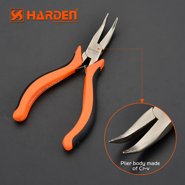 Mini Bent Long Nose Pliers