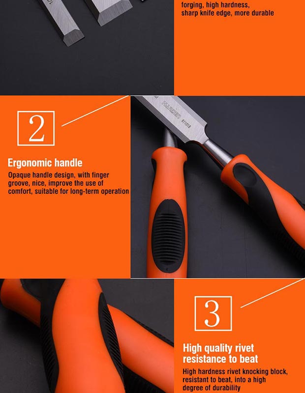 HIGH-QUALITY CHISEL WITH ERGONOMIC GRIP