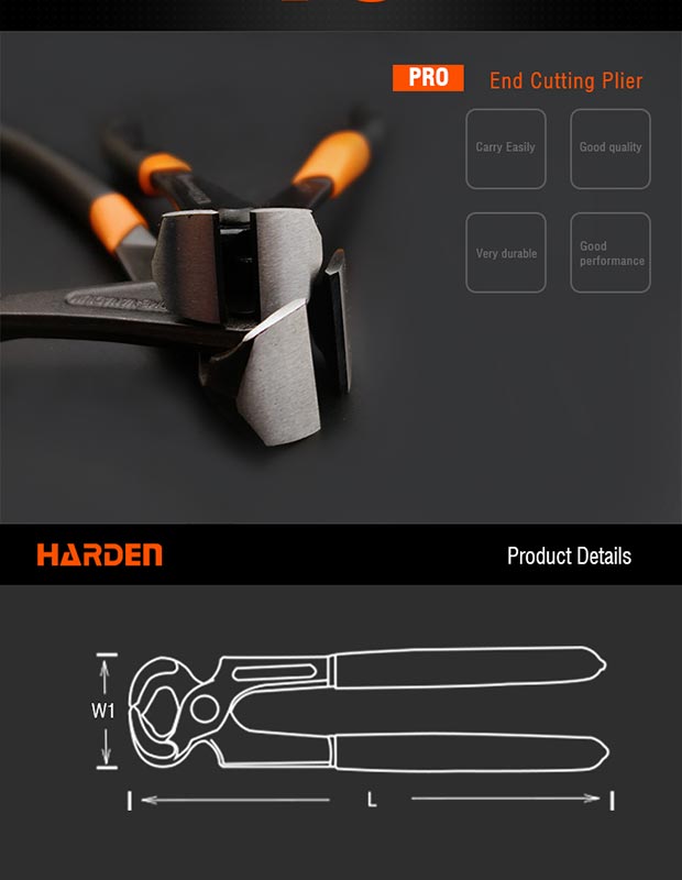 Various Size Professional Plastic Cutter Plier_Shanghai Harden Tools Co.,  Ltd.